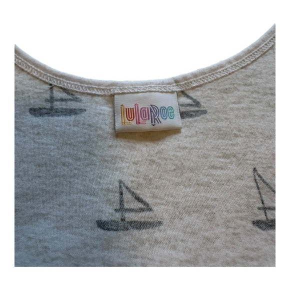 LuLaRoe Tank Top | Nautical Print | Size 3X - Picture 4 of 7